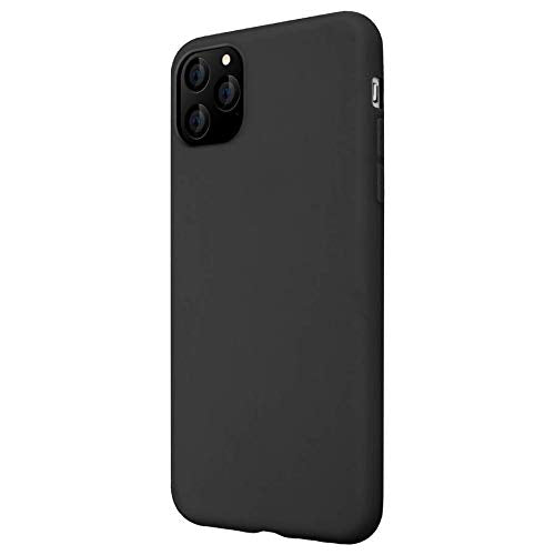 BELTRON Case for iPhone 11 Pro, Liquid Silicone Full Body Ultra Slim Protection Anti-Slip Grip Case with Microfiber Interior Lining - Gel/Rubber Soft Touch - Black