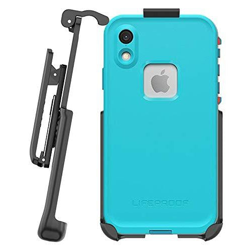BELTRON Belt Clip Holster Compatible with Lifeproof FRE Case for iPhone XR 6.1" (case not Included) Features: Secure Fit, Quick Release Latch, Durable Rotating Belt Clip & Built-in Kickstand