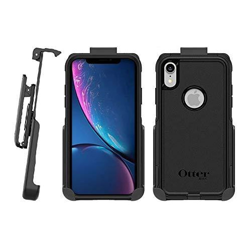 BELTRON Belt Clip Holster Compatible with OtterBox Commuter - iPhone Xs Max - (case not Included) - Features: Secure Fit, Quick Release Latch, Durable Rotating Belt Clip & Built-in Kickstand