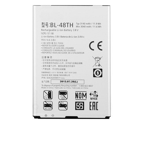 BELTRON 3140 mAh Replacement Battery for LG Optimus G Pro E940, Optimus G Pro E977, Optimus G E980, F-240K, F-240S (BL-48TH)