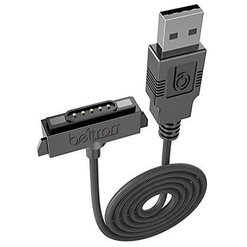 BELTRON SonimXP5,XP6,XP7, Charger, Heavy Duty Braided USB Charge/Sync Cable with Magnetic Contacts for Sonim XP5700/XP6700/XP7700 Phones (Premium Quality Industrial Strength Replacement Cable)