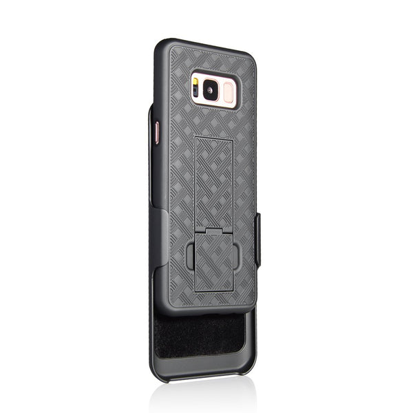 BELTRON Galaxy S8 Plus, Ultra Slim Protective Rubberized Grip Case & Swivel Belt Clip Holster Combo for Samsung Galaxy S8 Plus S8+ G955
