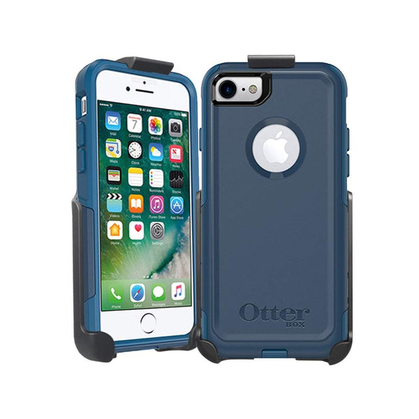 Belt Clip Holster Compatible with OtterBox Commuter Series iPhone 7, iPhone 8, iPhone SE 2ND Gen - 2020 (OtterBox case is not Included) Features: Rapid Release Latch & Built-in Kickstand