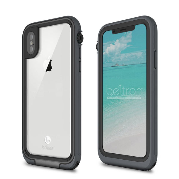 BELTRON aquaLife iPhone X Waterproof, Shock & Drop Proof, Dirt Proof, Heavy Duty Underwater Diving Swimming Case (IP68 Rated MIL-STD-810G Certified) Features: 360° Watertight Sealed Design