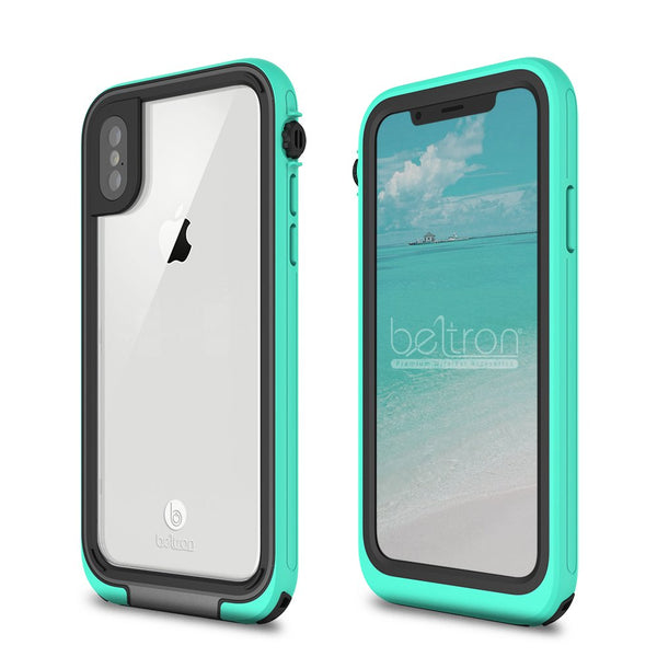 BELTRON aquaLife iPhone X Waterproof, Shock & Drop Proof, Dirt Proof, Heavy Duty Underwater Diving Swimming Case (IP68 Rated MIL-STD-810G Certified) Features: 360° Watertight Sealed Design