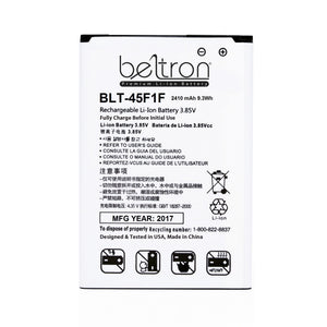 BELTRON 2410 mAh Replacement Battery for LG LV3 / Aristo MS210 (Metro PCS & T-Mobile) BL-45F1F