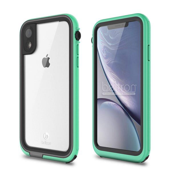 BELTRON aquaLife iPhone XR Waterproof, Shock & Drop Proof, Dirt Proof, Heavy Duty Case (IP68 Rated, MIL-STD-810G Certified) Features: Built-in Screen Protector & 360° Watertight Sealed Design