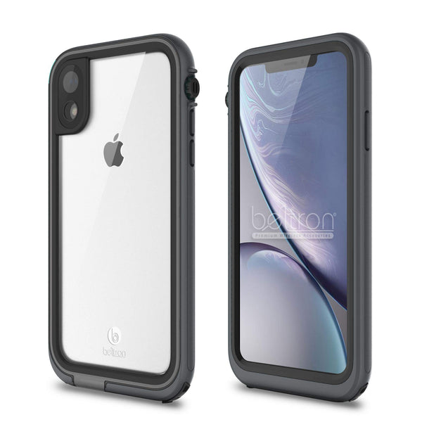 BELTRON aquaLife iPhone XR Waterproof, Shock & Drop Proof, Dirt Proof, Heavy Duty Case (IP68 Rated, MIL-STD-810G Certified) Features: Built-in Screen Protector & 360° Watertight Sealed Design