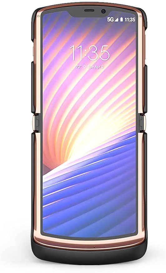 BELTRON Case for Motorola RAZR 5G Flip (AT&T / T-Mobile), Snap-On Protective Hard Shell Cover for RAZR 5G Flip Phone (2020) XT2071 (Black)