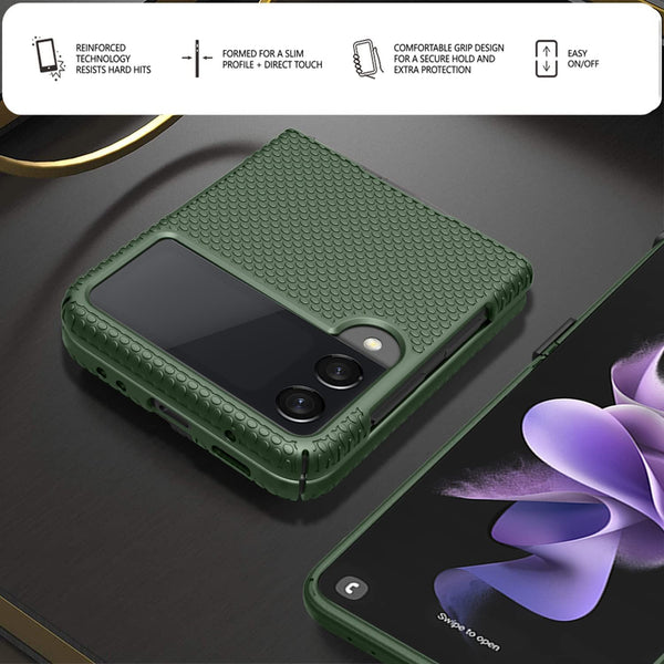 BELTRON Case for Galaxy Z Flip 3 5G, Thin Fit Tough Protective Hard Shell Cover Designed for Samsung Galaxy Z Flip3 5G (SM-F711 2021)