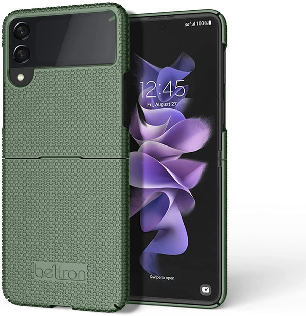 BELTRON Case for Galaxy Z Flip 3 5G, Thin Fit Tough Protective Hard Shell Cover Designed for Samsung Galaxy Z Flip3 5G (SM-F711 2021)