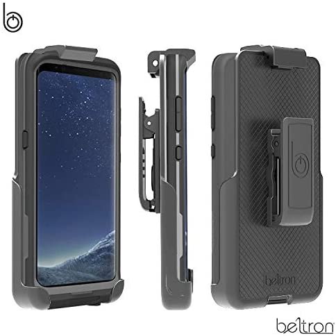 BELTRON Belt Clip Holster Compatible with LifeProof FRE Galaxy S10 Plus, S10+ (LifeProof FRE case is not Included) with Built-in Kickstand