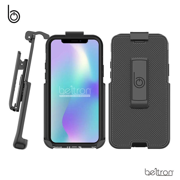 Case with Belt Clip for iPhone 11 Pro Max, Slim Full Body Protection Heavy Duty Hybrid Case & Rotating Belt Clip Holster with Built in Kickstand for iPhone 11 Pro Max 6.5" (Black)
