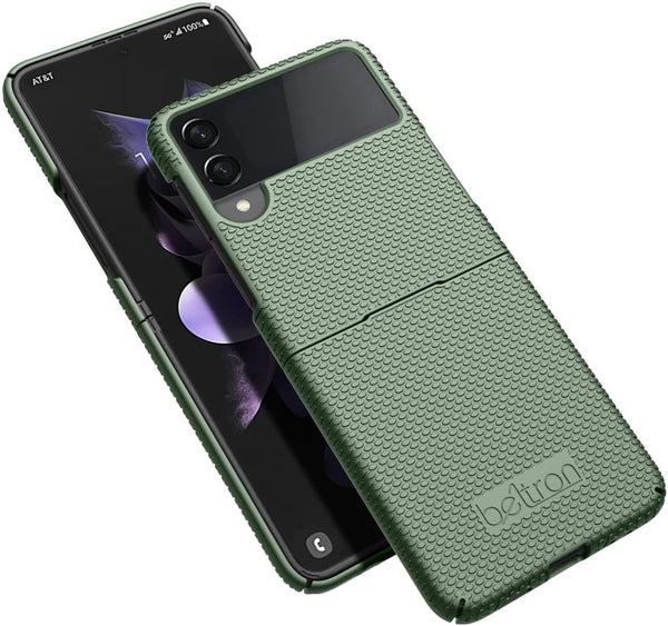 BELTRON Case for Galaxy Z Flip 3 5G, Thin Fit Tough Protective Hard Shell Cover Designed for Samsung Galaxy Z Flip3 5G (SM-F711 2021)