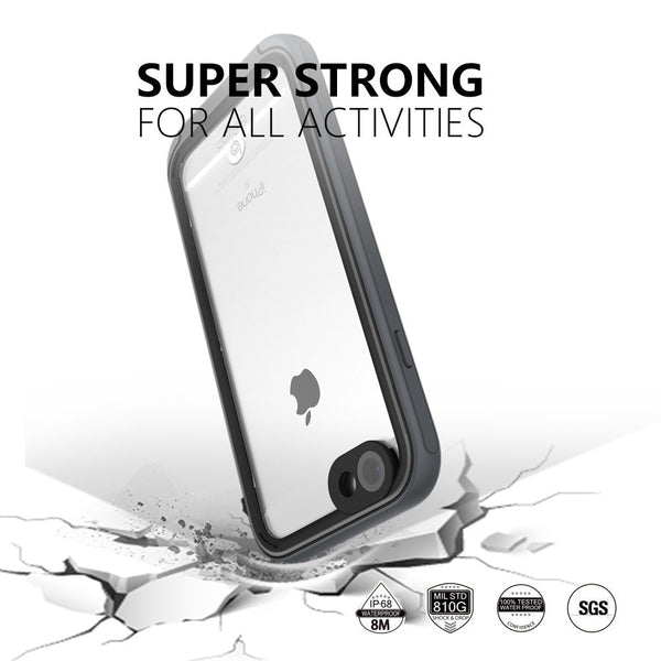 BELTRON aquaLife Waterproof, Shock & Drop Proof, Dirt Proof, Heavy Duty Case Compatible with: iPhone 6/6S (IP68 Rated, MIL-STD-810G Certified) Features: 360° Watertight Sealed Design