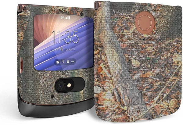 BELTRON Case for Motorola RAZR 5G Flip (AT&T / T-Mobile), Snap-On Protective Hard Shell Cover for RAZR 5G Flip Phone (2020) XT2071 (Outdoor Camouflage)