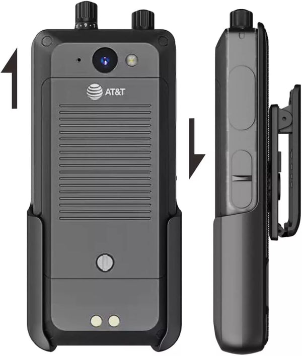 BELTRON Sonim XP5Plus Slide-in Belt Clip Holder, Heavy Duty Rotating Belt Clip Holster for Sonim XP5 Plus XP5900 (AT&T FirstNet)