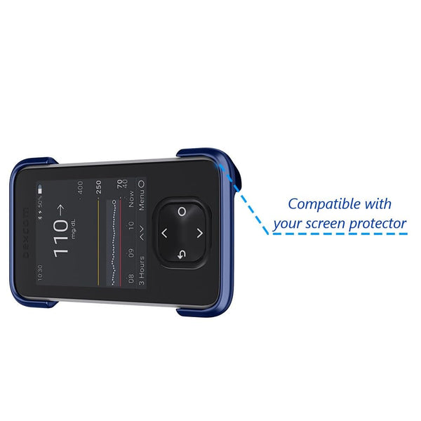 BELTRON Protective Case for Dexcom G7 Receiver with Built-in Metal Belt Clip (Strong & Durable Case Designed to Protect Dexcom G7 Receiver/Display Device)