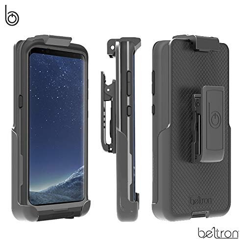 BELTRON Belt Clip Holster Compatible with LifeProof FRE Galaxy S9 Case (case is not Included) Features: Secure Fit, Quick Release Latch, Durable Rotating Belt Clip & Built-in Kickstand