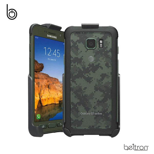 Heavy Duty Belt Clip Holster for Samsung Galaxy S7 Active G891 (case Free Design) with Built-in Kickstand by BELTRON