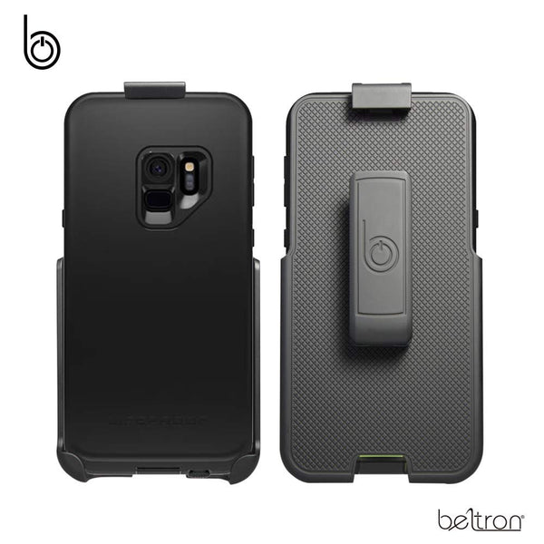 BELTRON Belt Clip Holster Compatible with LifeProof FRE Galaxy S9 Case (case is not Included) Features: Secure Fit, Quick Release Latch, Durable Rotating Belt Clip & Built-in Kickstand