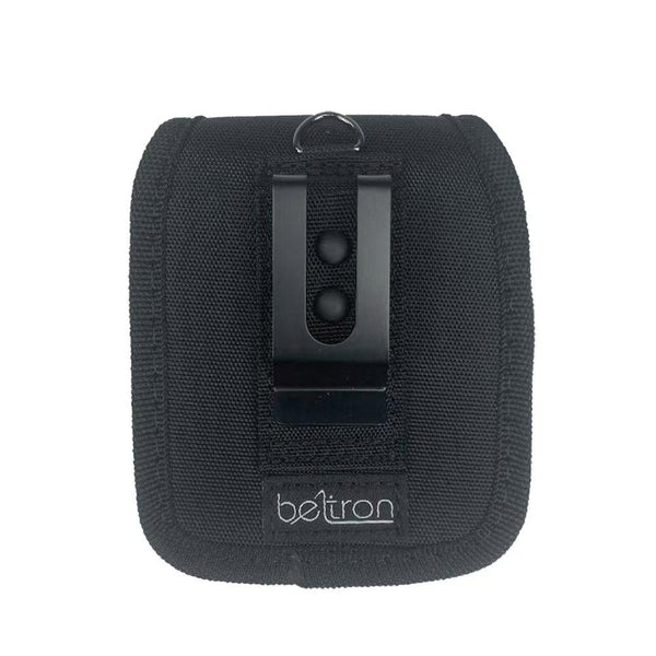 BELTRON Case-Compatible Leather Pouch for Motorola RAZR+ 2025 2024 2023, Samsung Galaxy Z Flip 6/5/4/3 with Heavy Duty Belt Loop, Metal Belt Clip & Dual Magnet Closure