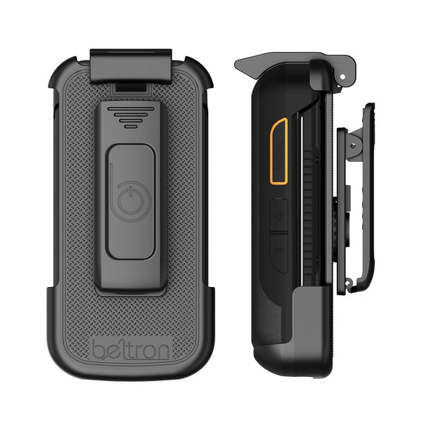 BELTRON Holster for Sonim XP3 Plus 5G Flip Phone, Heavy Duty Rotating Belt Clip Holder Case for X320 2025 Version - AT&T/FirstNet/T-Mobile (Industrial Strength)