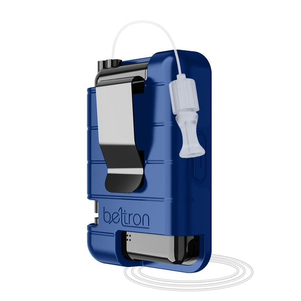 BELTRON Protective Case for Tandem t:Slim X2 Pump with Built-in Metal Belt Clip (Strong & Durable Case for Tandem Diabetes Care TSlim X2 Insulin Pump) - Red