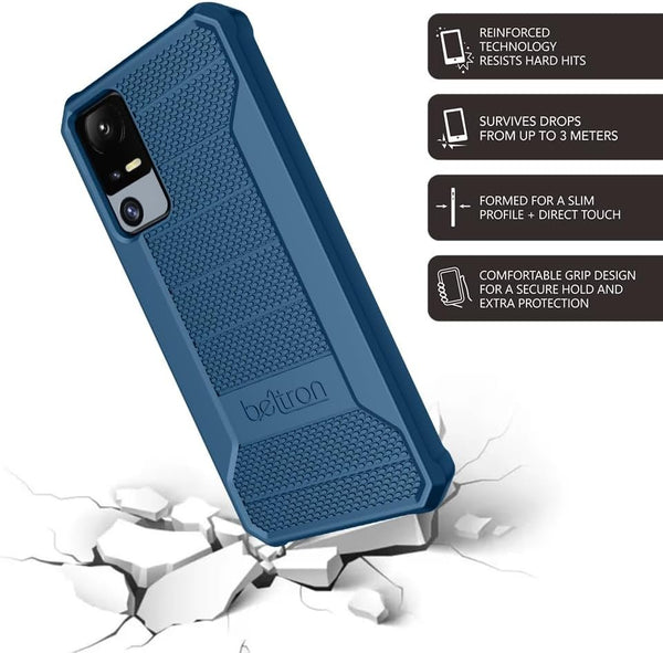 Beltron Jitterbug Smart 4 Phone Case, Slim Industrial Strength Protective Grip Case with Reinforced Technology for TCL 40XL / Lively Jitterbug Smart4 Beltron Jitterbug Smart 4 Phone Case, Slim Industrial Strength Protective Grip Case with Reinforced Technology for TCL 40XL / Lively Jitterbug Smart4