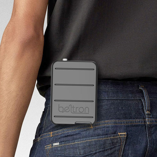 BELTRON Protective Case for Tandem Mobi with Built-in Metal Belt Clip – Full Coverage Protection with Charging Access, Quick-Press Button Access & Privacy Shield