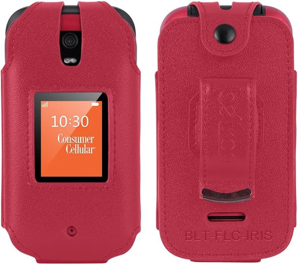 BELTRON Leather Case for Consumer Cellular Iris Flip Phone (2023) BELTRON Leather Case for Consumer Cellular Iris Flip Phone (2023)