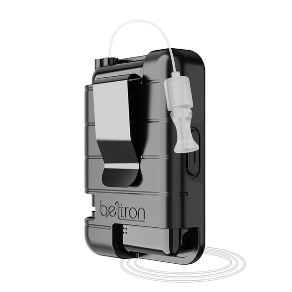 BELTRON Protective Case for Tandem t:Slim X2 Pump with Built-in Metal Belt Clip (Strong & Durable Case for Tandem Diabetes Care TSlim X2 Insulin Pump) - Red