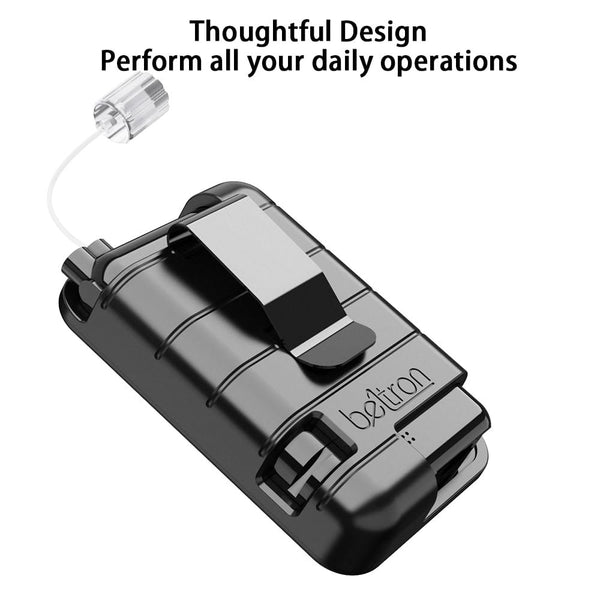 BELTRON Protective Case for Tandem t:Slim X2 Pump with Built-in Metal Belt Clip (Strong & Durable Case for Tandem Diabetes Care TSlim X2 Insulin Pump)