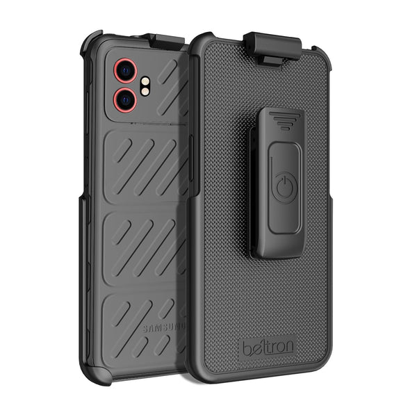 BELTRON Belt Clip Holster for XCover 7 Pro 5G, Heavy Duty Rotating Belt Clip Holder Case Compatible with Samsung XCover7 Pro 2025 SM-G766U (AT&T FirstNet T-Mobile) - Case Free Design