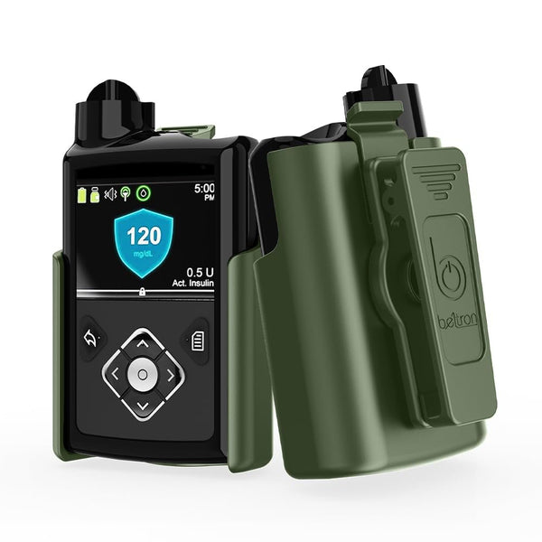 BELTRON Case with Belt Clip for Medtronic MiniMed 780G 770G 670G 630G 640G Insulin Pump (Strong & Durable Rotating Clip Case)