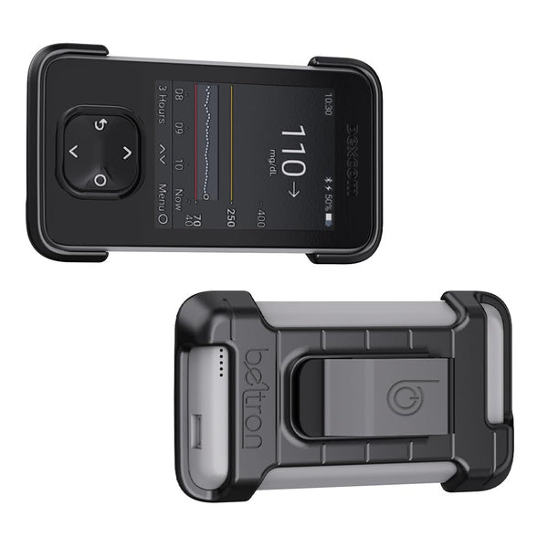 BELTRON Protective Case for Dexcom G7 Receiver with Built-in Metal Belt Clip (Strong & Durable Case Designed to Protect Dexcom G7 Receiver/Display Device)