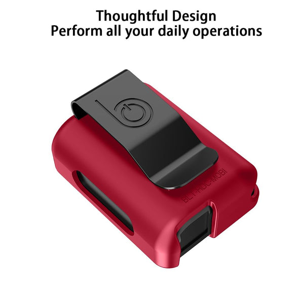BELTRON Protective Case for Tandem Mobi with Built-in Metal Belt Clip – Full Coverage Protection with Charging Access, Quick-Press Button Access & Privacy Shield