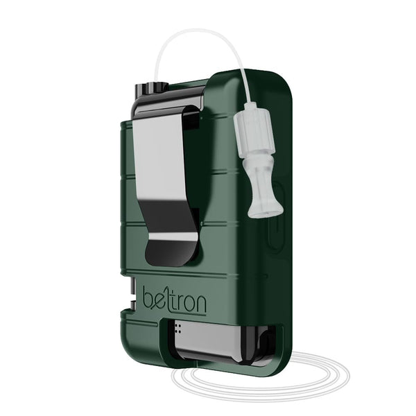 BELTRON Protective Case for Tandem t:Slim X2 Pump with Built-in Metal Belt Clip (Strong & Durable Case for Tandem Diabetes Care TSlim X2 Insulin Pump) - Red