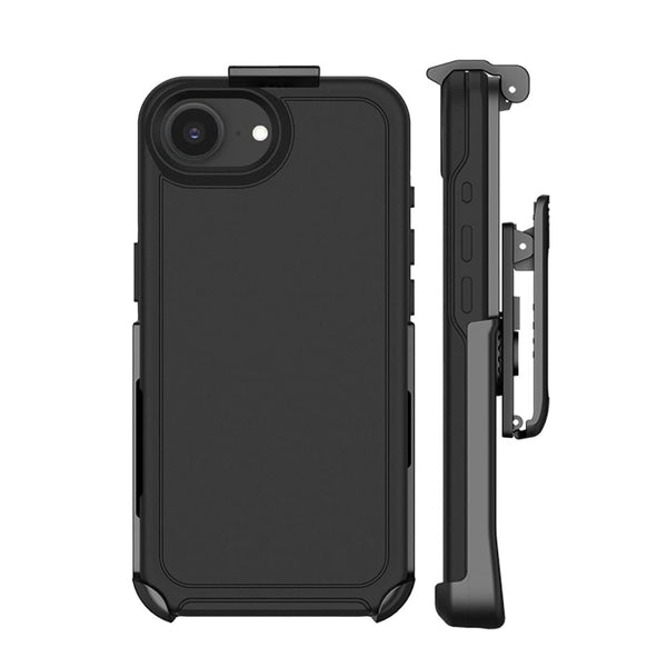 BELTRON Case with Belt Clip for iPhone 16, Industrial Strength, Military-Grade Protection, Hybrid Case Compatible with Magsafe (Jet Black)