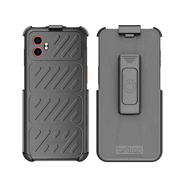 BELTRON Belt Clip Holster for XCover 7 Pro 5G, Heavy Duty Rotating Belt Clip Holder Case Compatible with Samsung XCover7 Pro 2025 SM-G766U (AT&T FirstNet T-Mobile) - Case Free Design