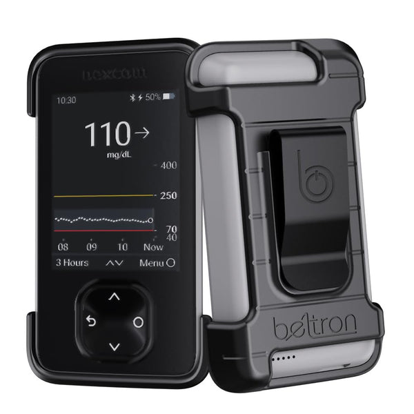 BELTRON Protective Case for Dexcom G7 Receiver with Built-in Metal Belt Clip (Strong & Durable Case Designed to Protect Dexcom G7 Receiver/Display Device)