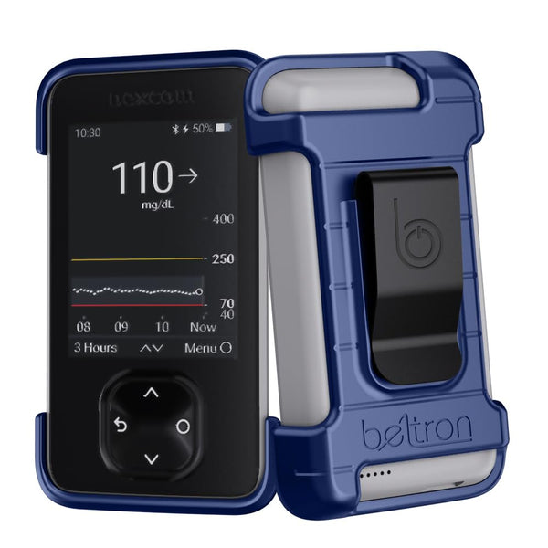 BELTRON Protective Case for Dexcom G7 Receiver with Built-in Metal Belt Clip (Strong & Durable Case Designed to Protect Dexcom G7 Receiver/Display Device)