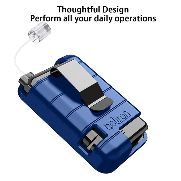 BELTRON Protective Case for Tandem t:Slim X2 Pump with Built-in Metal Belt Clip (Strong & Durable Case for Tandem Diabetes Care TSlim X2 Insulin Pump)