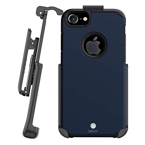 BELTRON Case with Belt Clip for iPhone SE 2020, iPhone 8, iPhone 7, Slim Full Protection Heavy Duty Hybrid Case & Rotating Belt Clip Holster w/Built in Kickstand foriPhone 7,iPhone 8,iPhone SE 2020, (Midnight Blue)