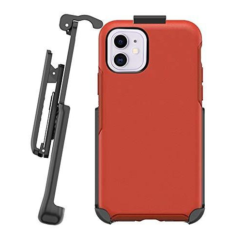 BELTRON Belt Clip Holster Compatible with OtterBox Symmetry - iPhone 11 6.1" (case not Included) Features: Secure Fit, Quick Release Latch & Built-in Kickstand