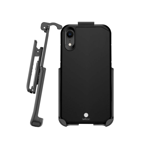 BELTRON Case with Belt Clip for iPhone XR, Slim Full Protection Heavy Duty Hybrid Case & Rotating Belt Clip Holster with Built in Kickstand, Scratch Resistant/Shock Absorption for iPhone XR (6.1)