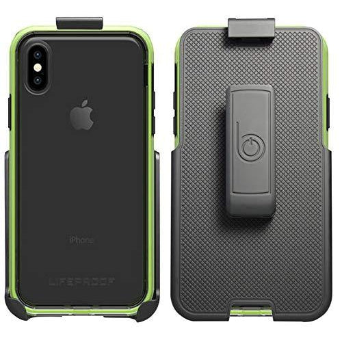 Belt Clip Holster for LifeProof Slam Case - iPhone X iPhone Xs (LifeProof case not Included) Features: Secure Fit, Quick Release Latch, Durable Rotating Belt Clip & Built-in Kickstand