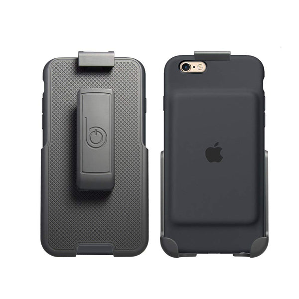 BELTRON Belt Clip Holster for the Apple Smart Battery Case - iPhone 6,iPhone 6S, (case not included) - Features: Secure Fit, Quick Release Latch, Durable Rotating Belt Clip & Built-in Kickstand