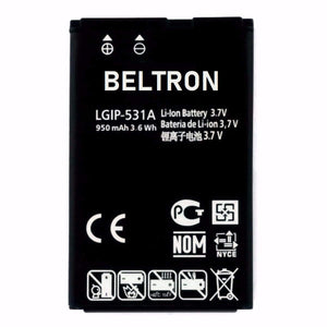 BELTRON LGIP-531A SBPL0090501 / SBPL0090503 Replacement Battery for Envoy 2 UN160, Envoy 3 UN170, Saber UN200, 237C, 440G, 500G, T-Mobile B450, Cricket B460, AT&T B470, KU250