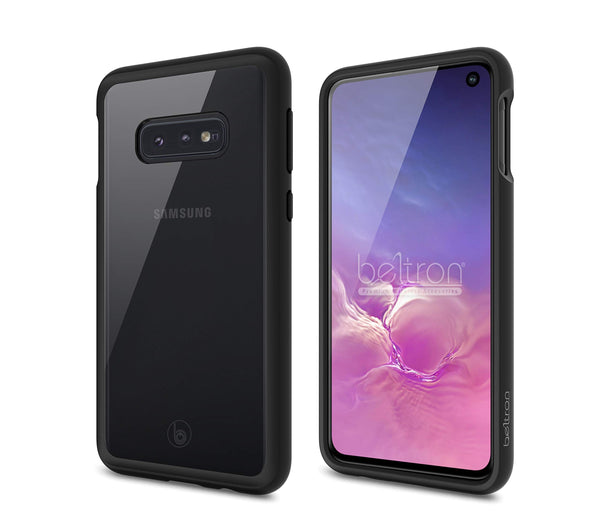 BELTRON Galaxy S10E Case, Ultra Thin Galaxy Military Grade Case with Clear Back (Features: MIL-STD-810G Tested, Drop Proof, Shock Proof, Raised Bezels, Slim Profile) - Retail Packaging & Warranty